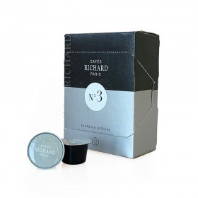CAFÉ RICHARD PREMIUM N° 3 ESPRESSO INTENSE POUR MACHINE VENTURA (Boite de 24 capsules)